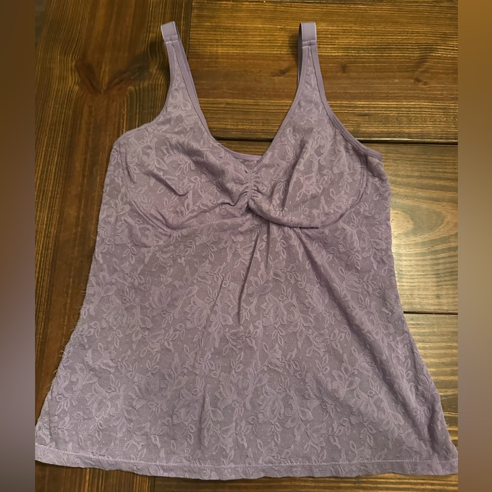 Ruby Ribbon Allure Sheer Lilac Lace sz 40